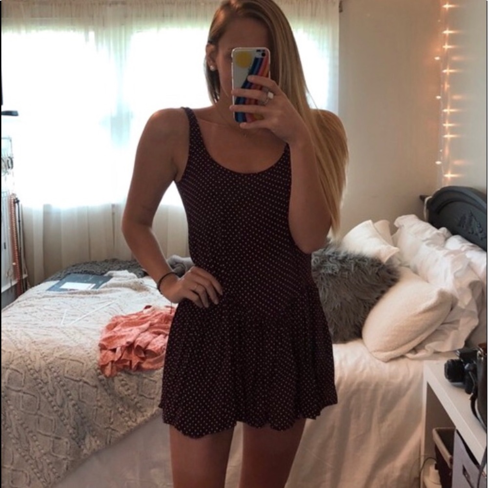 BRANDY MELVILLE Polka Dot Slip Dress